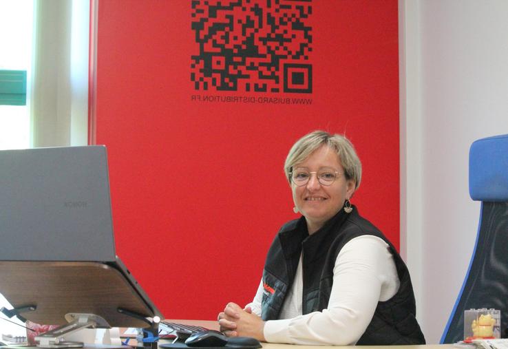 Virginie Decroix, directrice générale de Buisard Distribution.