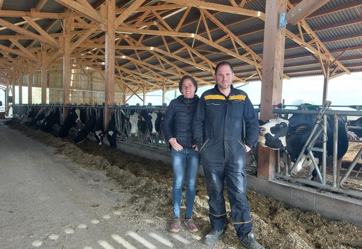 Mickaël et Magali Véron ont opté, dans leur projet d'agrandissement, pour une extension en face à face.