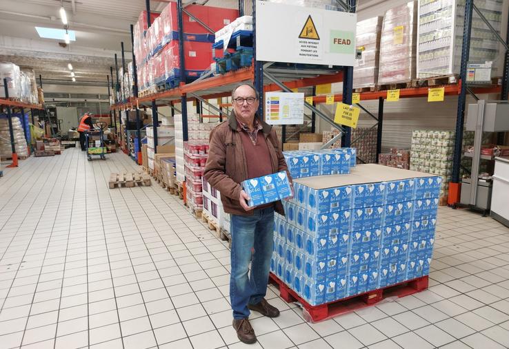 Jean-Paul Bernadat est prospecteur pour la banque alimentaire de la Sarthe.