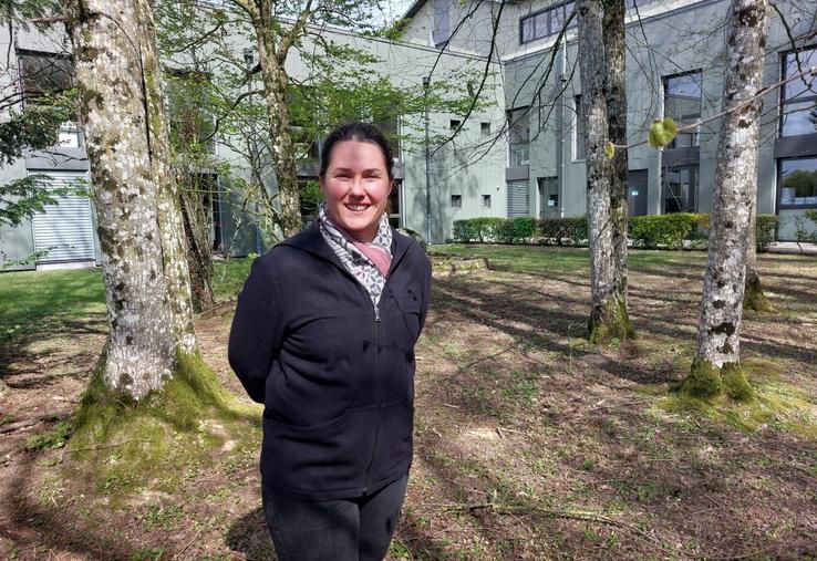 Audrey Coulon, nouvelle conseillère foncier à la Safer de la Sarthe.