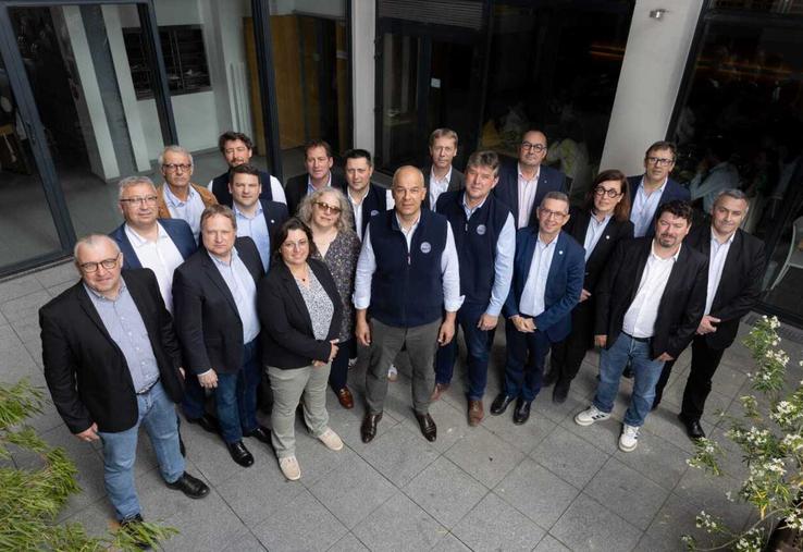 L'équipe dirigeante de la FNSEA, autour de son président Arnaud Rousseau.