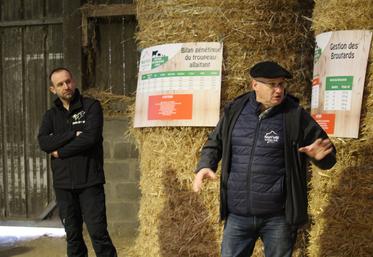 Florent Méliand et Pascal Tafforeau (Nouri'vrai). En bas à droite, l'intérêt de la complémentation a été exposé par Ghislain Boucher (Provimi).